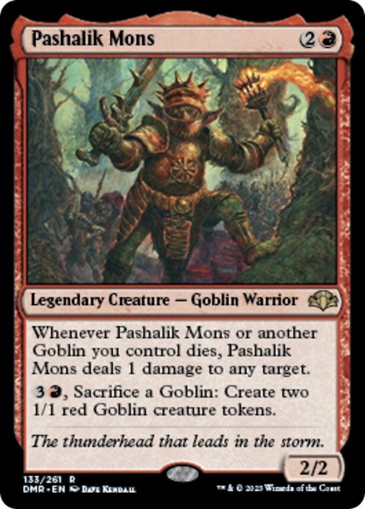 Image for Pashalik Mons (133) (Dominaria Remastered) - Magic: The Gathering