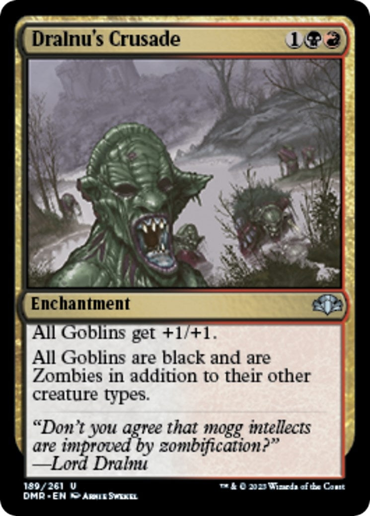Image for Dralnu's Crusade (189) (Dominaria Remastered) - Magic: The Gathering