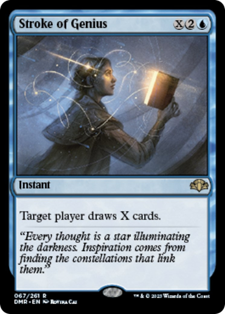 Image for Stroke of Genius (67) (Dominaria Remastered) - Magic: The Gathering