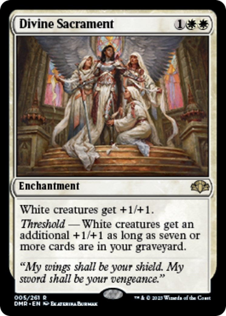 Image for Divine Sacrament (5) (Dominaria Remastered) - Magic: The Gathering