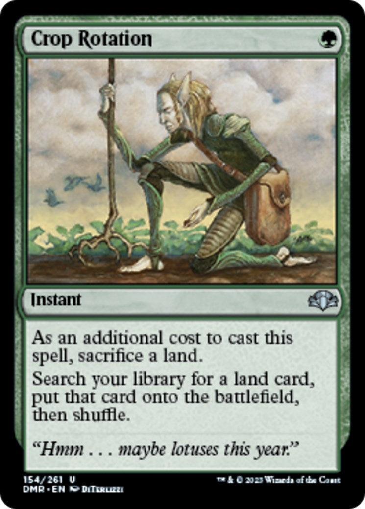 Image for Crop Rotation (154) (Dominaria Remastered) - Magic: The Gathering