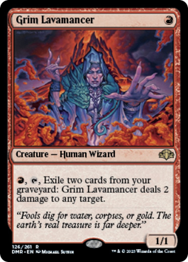 Image for Grim Lavamancer (126) (Dominaria Remastered) - Magic: The Gathering