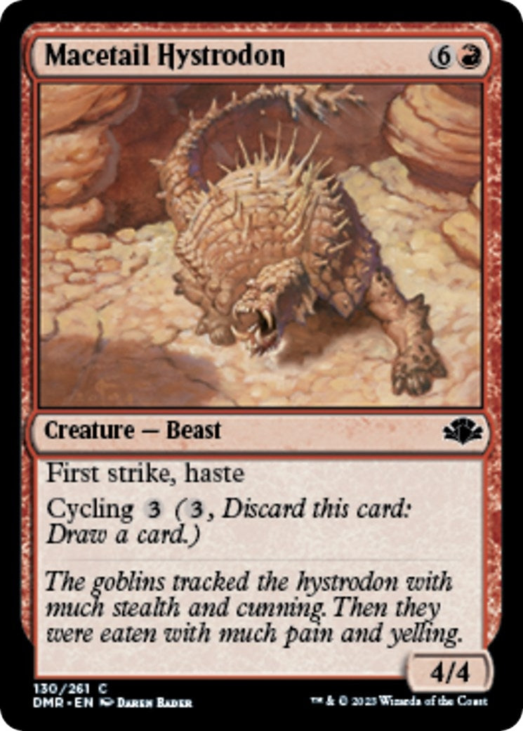 Image for Macetail Hystrodon (130) (Dominaria Remastered) - Magic: The Gathering