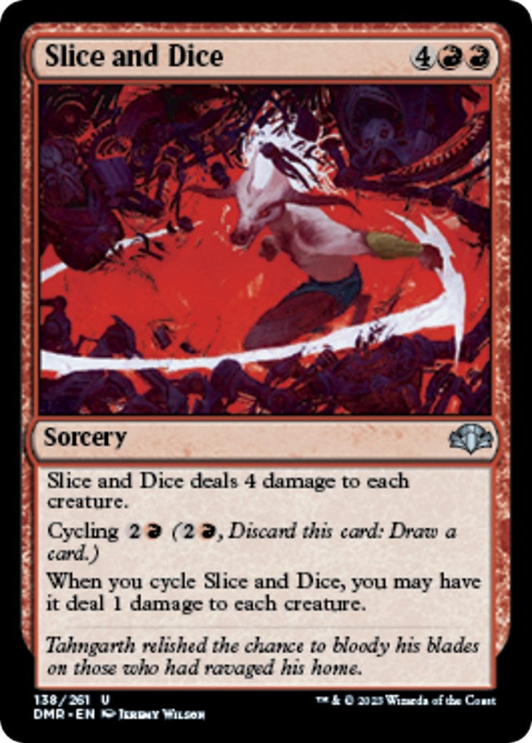 Image for Slice and Dice (138) (Dominaria Remastered) - Magic: The Gathering
