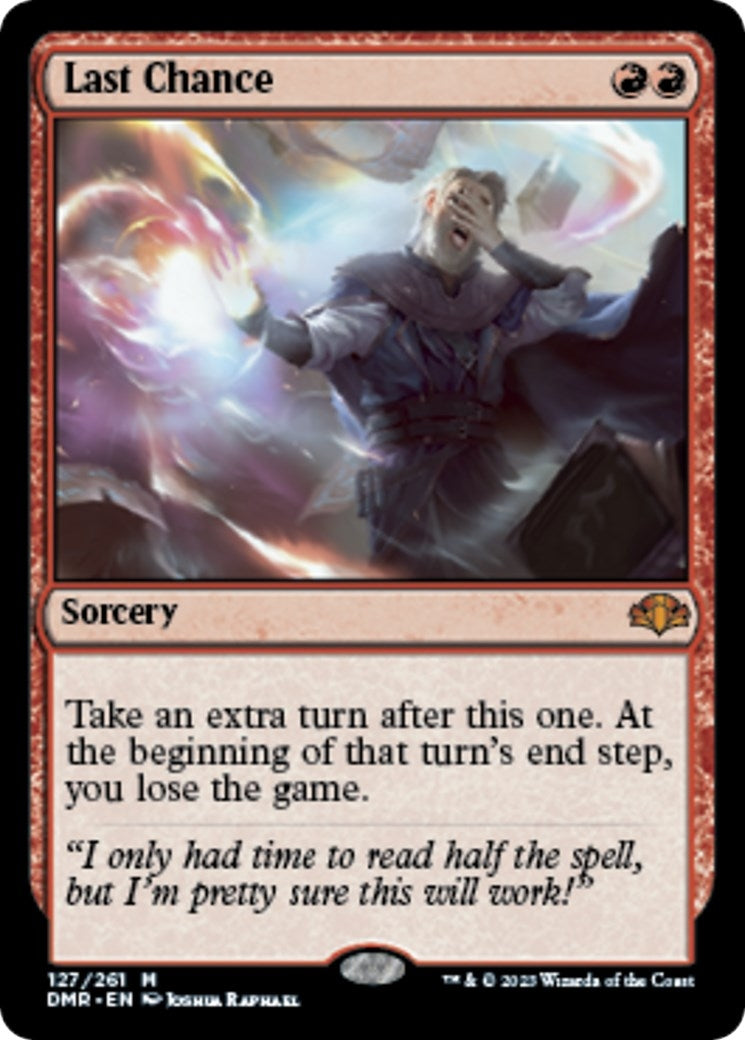 Image for Last Chance (127) (Dominaria Remastered) - Magic: The Gathering