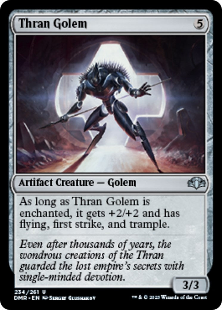 Image for Thran Golem (234) (Dominaria Remastered) - Magic: The Gathering