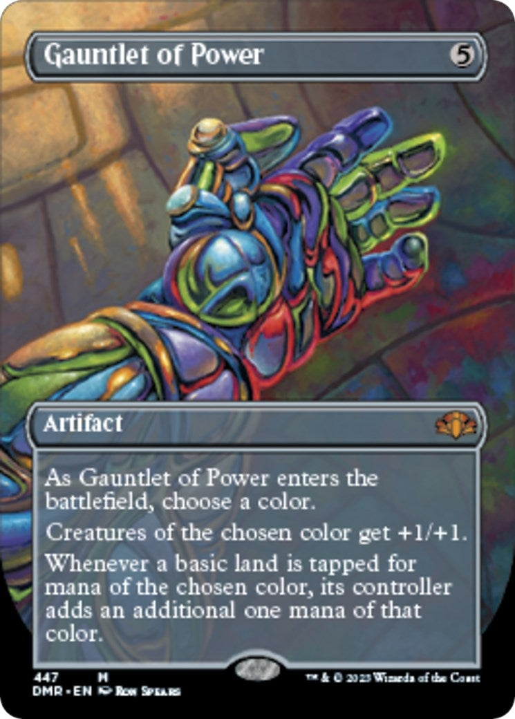 Image for Gauntlet of Power (Borderless) (447) (Dominaria Remastered) - Magic: The Gathering