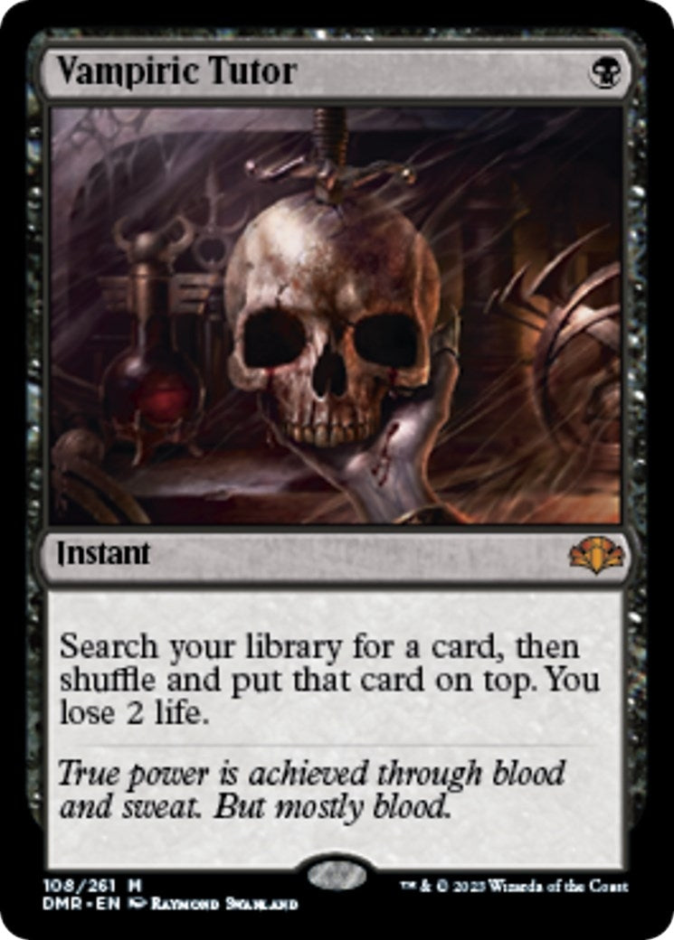 Vampiric Tutor (108) (Dominaria Remastered)
