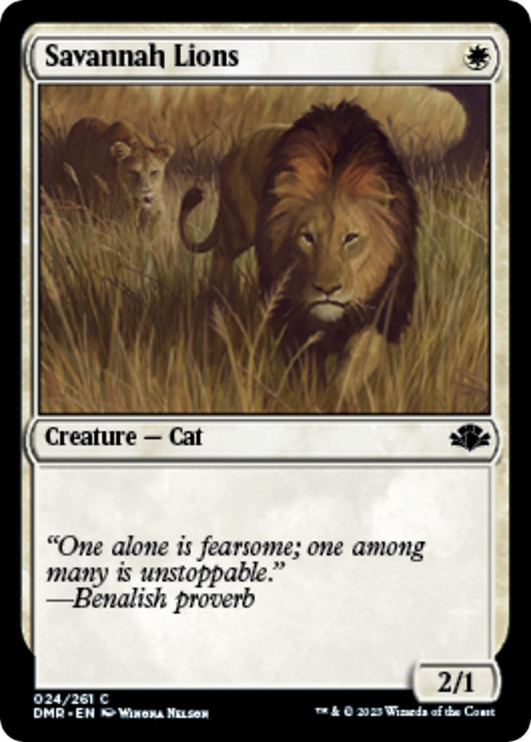 Savannah Lions (24) (Dominaria Remastered)