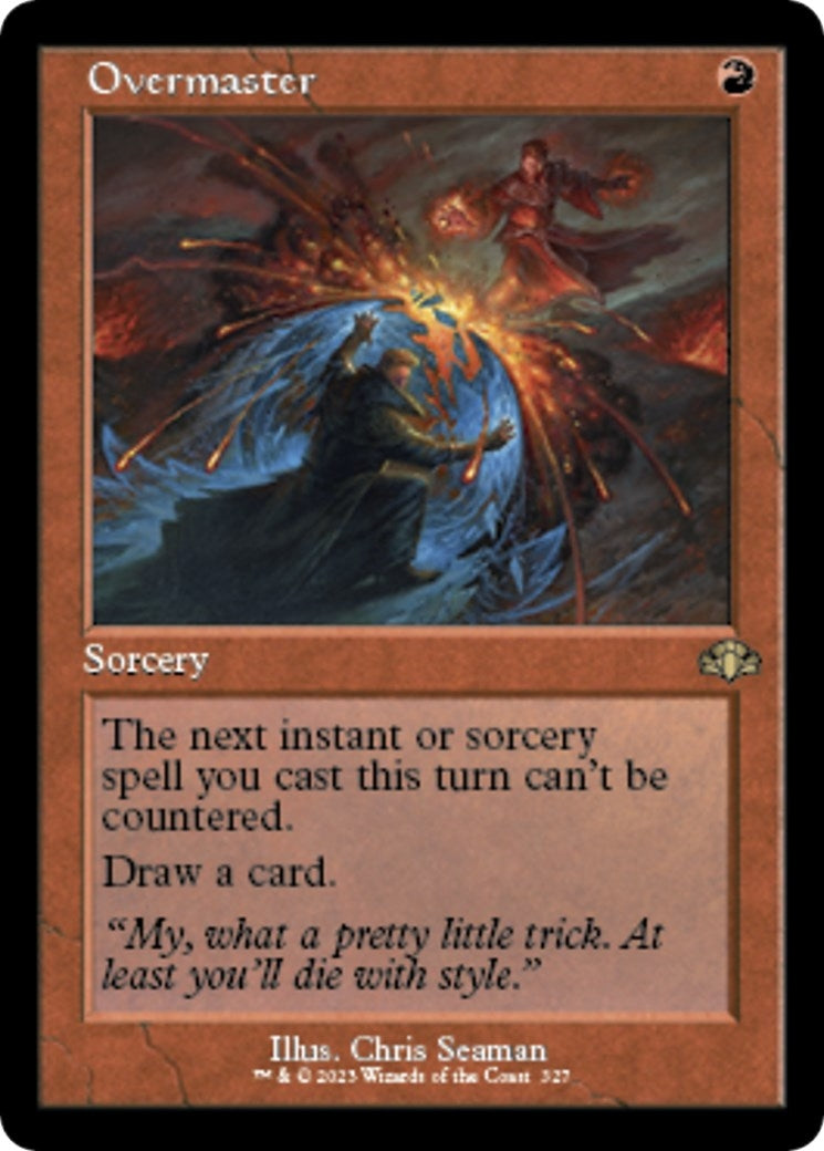 Image for Overmaster (Retro Frame) (327) (Dominaria Remastered) - Magic: The Gathering