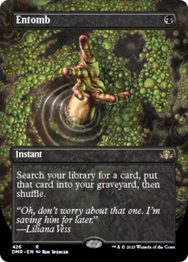 Image for Entomb (Borderless) (426) (Dominaria Remastered) - Magic: The Gathering