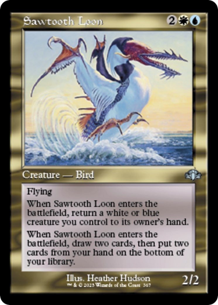 Image for Sawtooth Loon (Retro Frame) (367) (Dominaria Remastered) - Magic: The Gathering