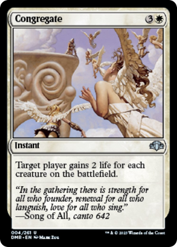 Image for Congregate (4) (Dominaria Remastered) - Magic: The Gathering