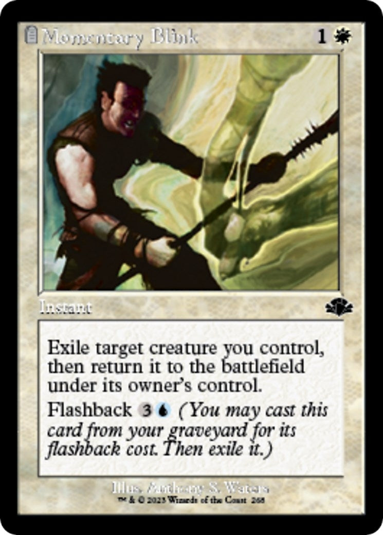 Image for Momentary Blink (Retro Frame) (268) (Dominaria Remastered) - Magic: The Gathering