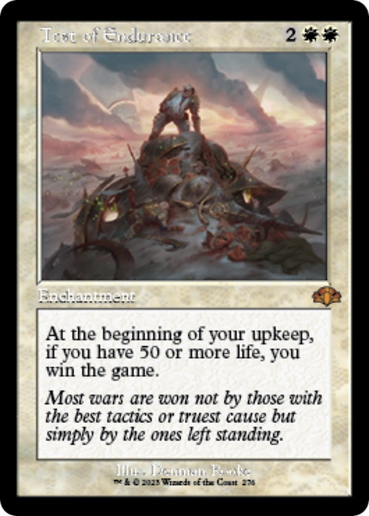 Image for Test of Endurance (Retro Frame) (276) (Dominaria Remastered) - Magic: The Gathering