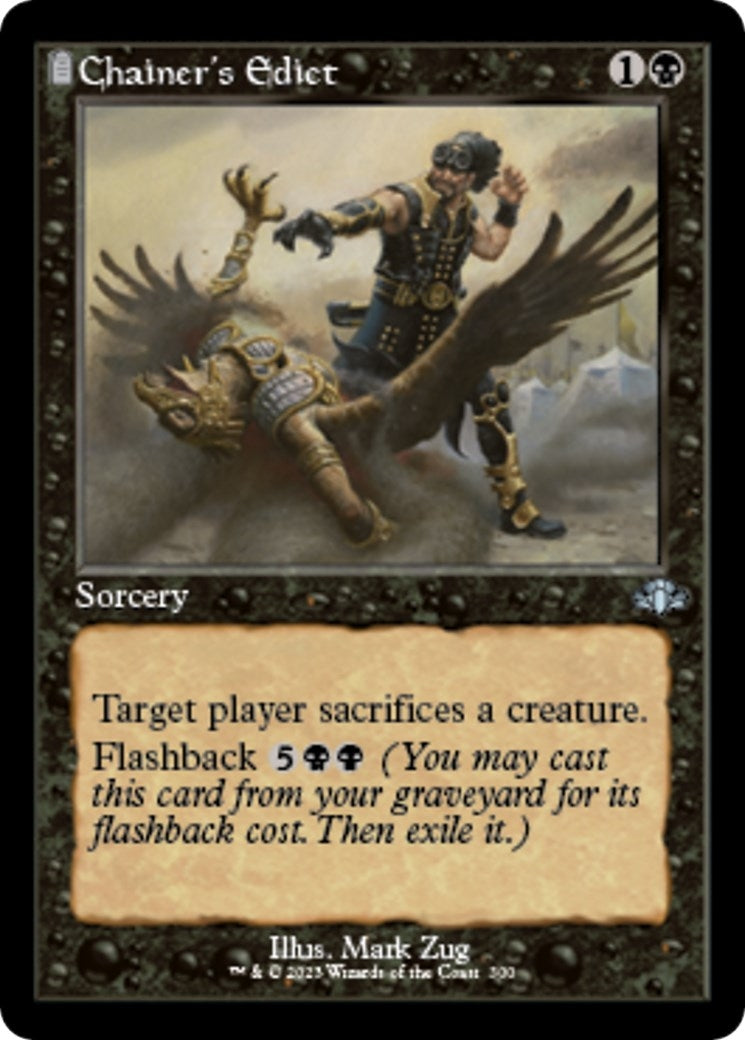 Image for Chainer's Edict (Retro Frame) (300) (Dominaria Remastered) - Magic: The Gathering