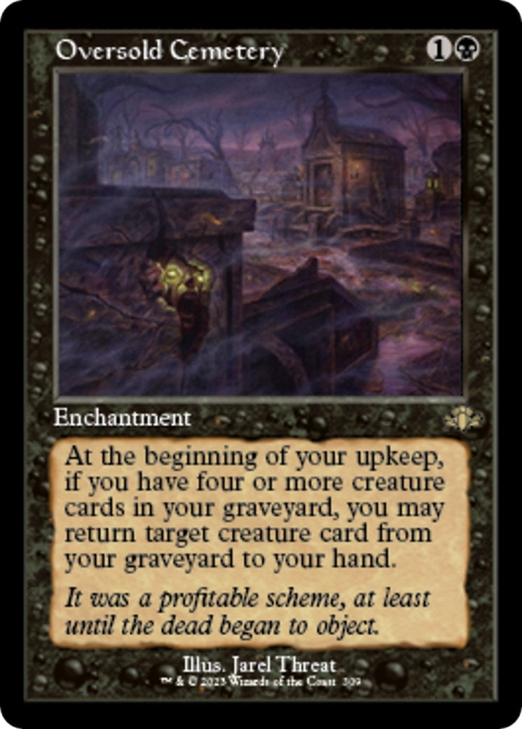 Oversold Cemetery (Retro Frame) (309) (Dominaria Remastered)