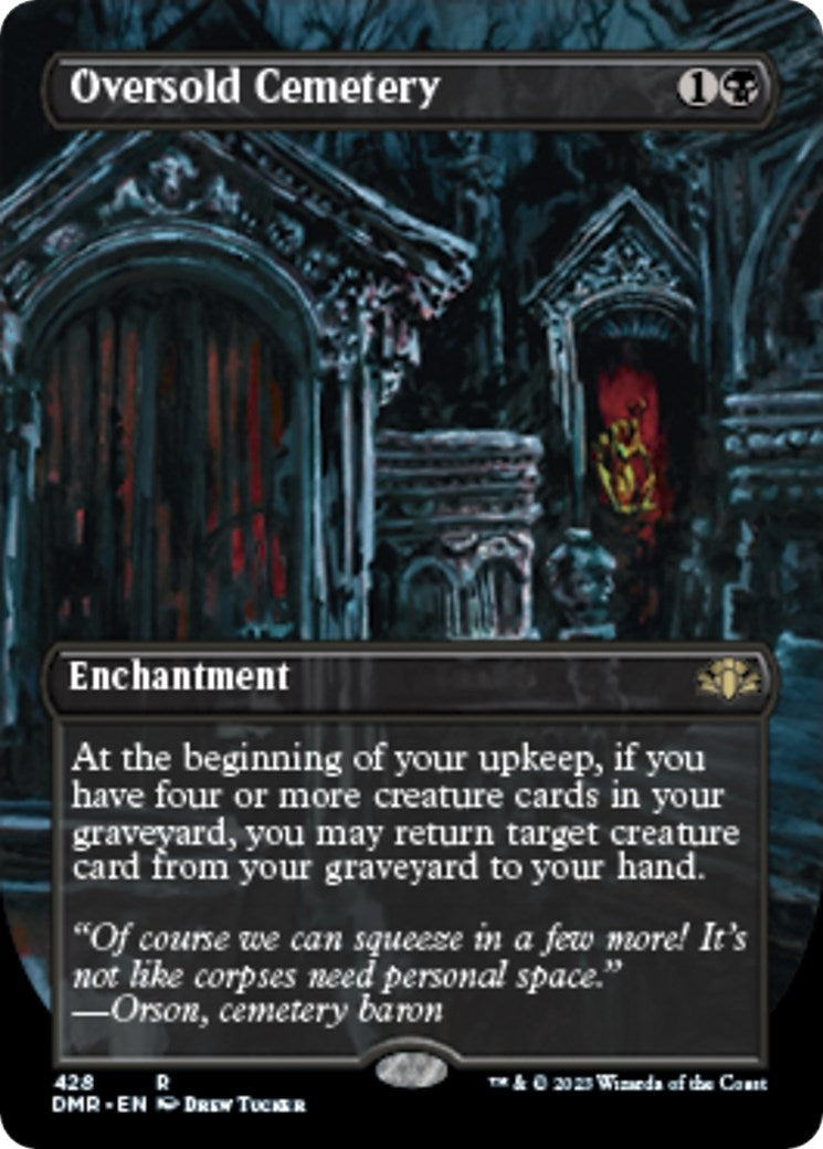 Image for Oversold Cemetery (Borderless) (428) (Dominaria Remastered) - Magic: The Gathering