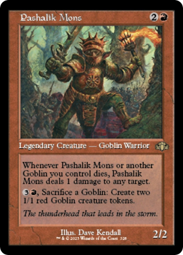Pashalik Mons (Retro Frame) (328) (Dominaria Remastered)