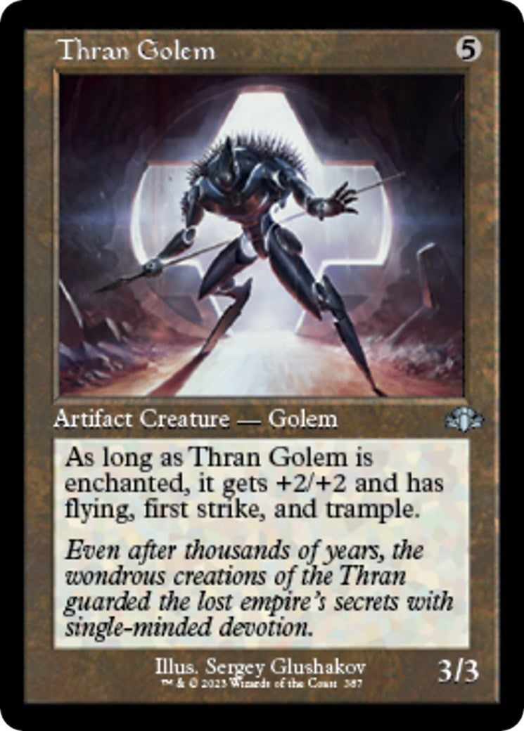 Thran Golem (Retro Frame) (387) (Dominaria Remastered)