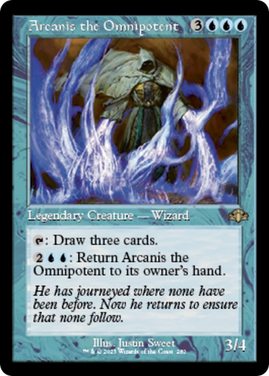 Arcanis the Omnipotent (Retro Frame) (280) (Dominaria Remastered)