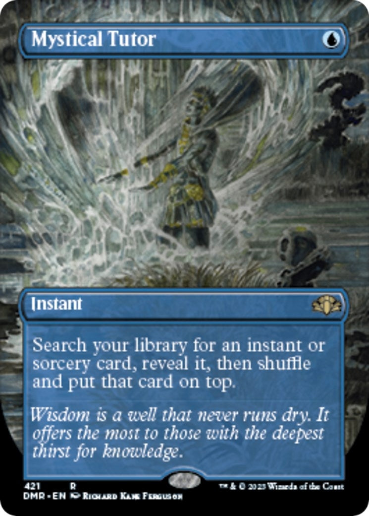 Image for Mystical Tutor (Borderless) (421) (Dominaria Remastered) - Magic: The Gathering