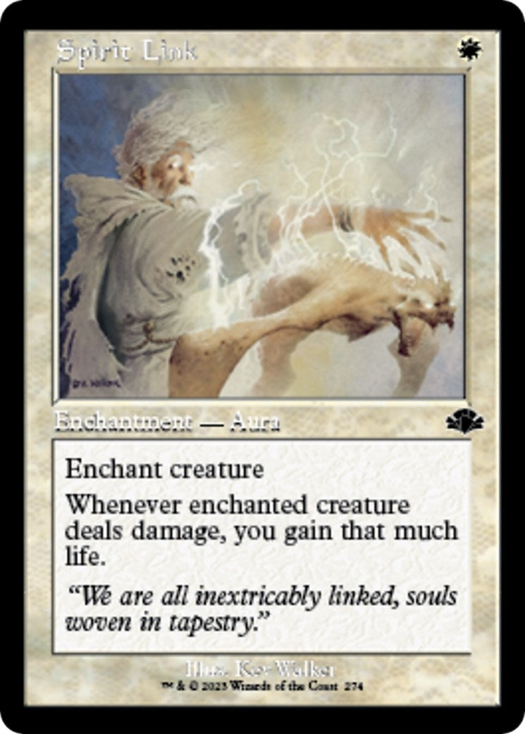 Image for Spirit Link (Retro Frame) (274) (Dominaria Remastered) - Magic: The Gathering