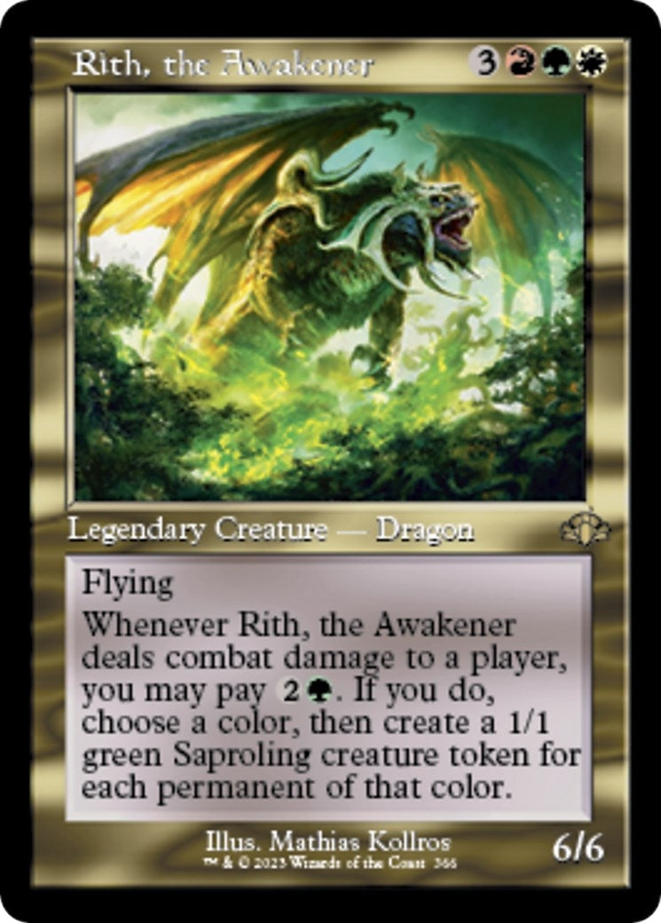 Image for Rith, the Awakener (Retro Frame) (366) (Dominaria Remastered) - Magic: The Gathering