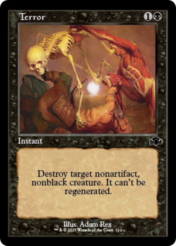 Image for Terror (Retro Frame) (312) (Dominaria Remastered) - Magic: The Gathering