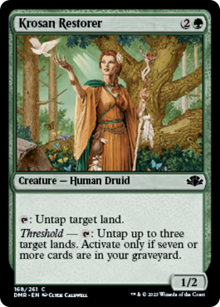 Image for Krosan Restorer (168) (Dominaria Remastered) - Magic: The Gathering
