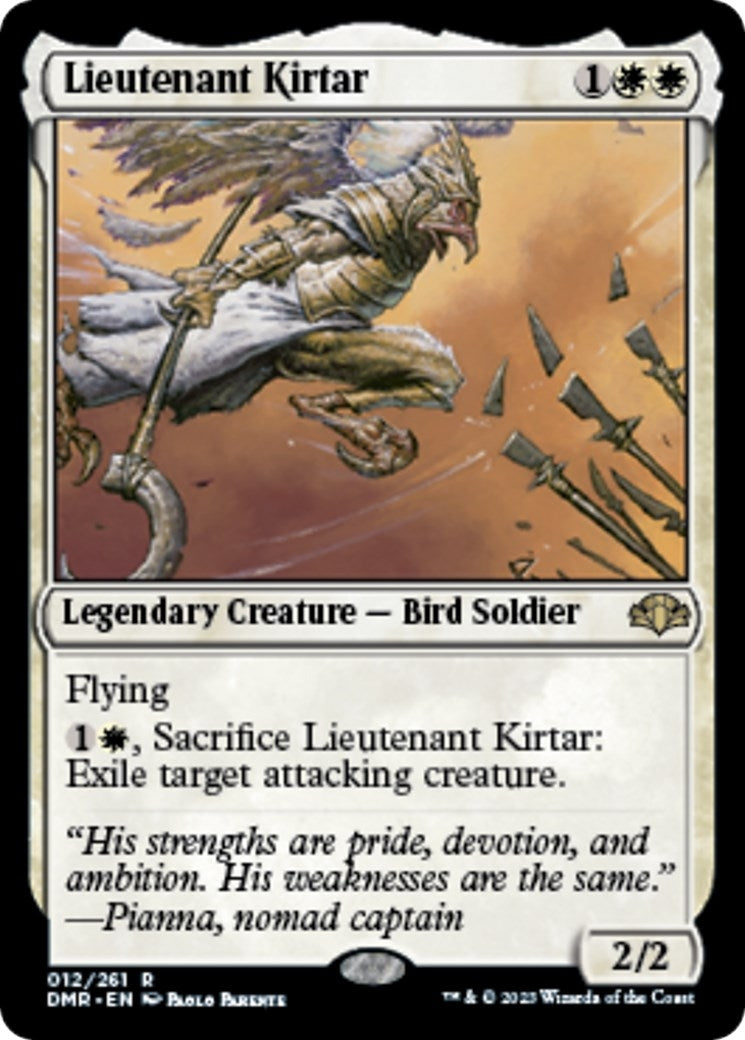 Image for Lieutenant Kirtar (12) (Dominaria Remastered) - Magic: The Gathering
