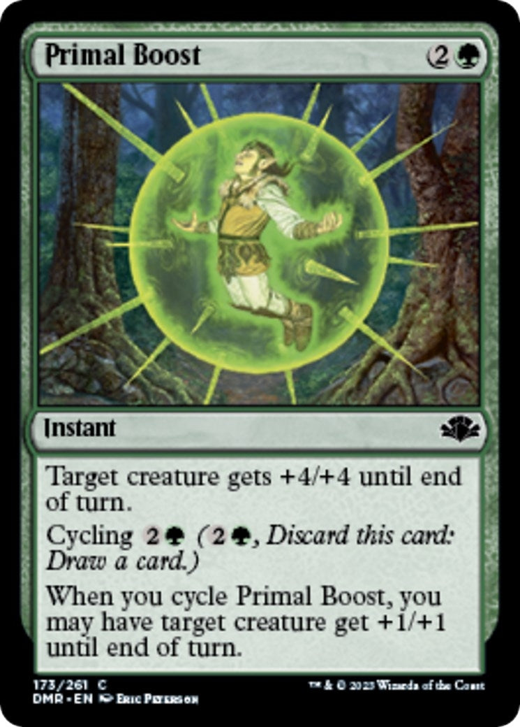 Image for Primal Boost (173) (Dominaria Remastered) - Magic: The Gathering