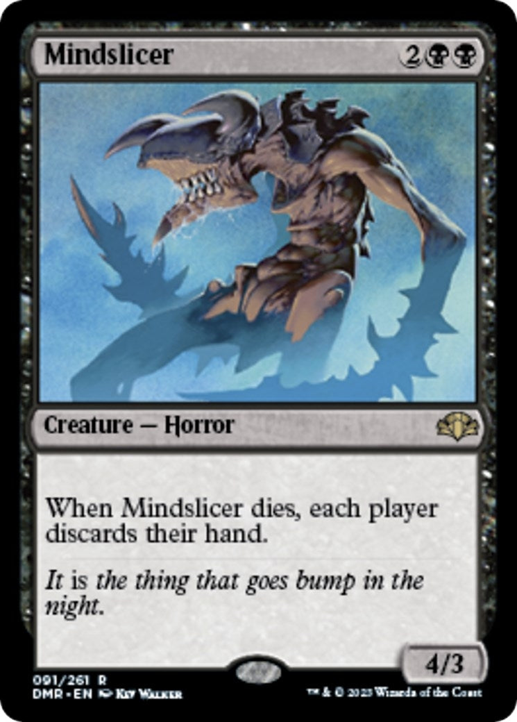Image for Mindslicer (91) (Dominaria Remastered) - Magic: The Gathering