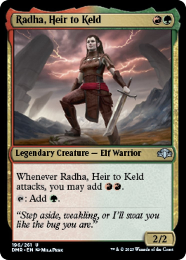 Image for Radha, Heir to Keld (196) (Dominaria Remastered) - Magic: The Gathering
