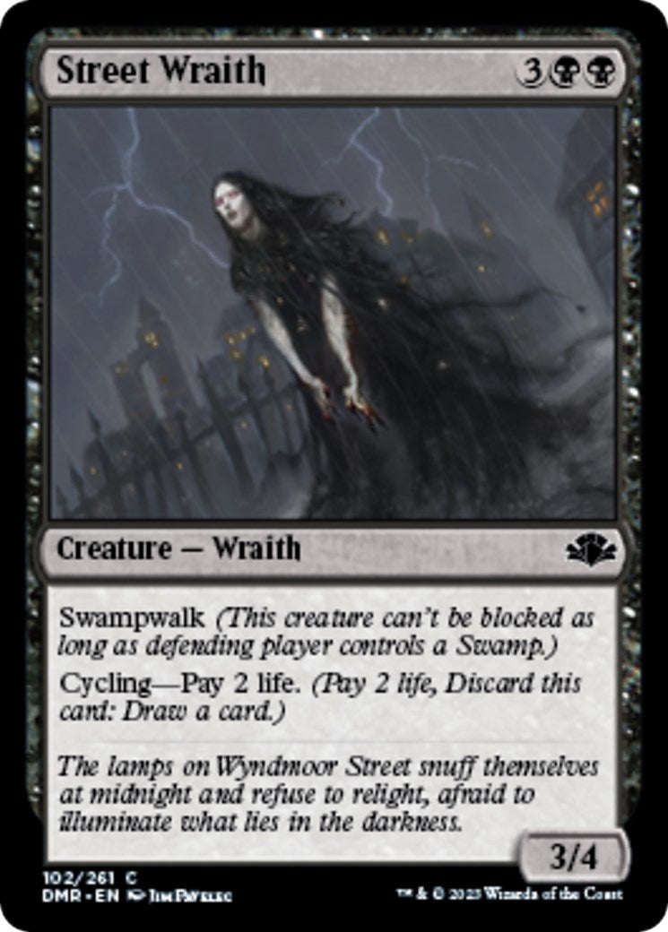 Image for Street Wraith (102) (Dominaria Remastered) - Magic: The Gathering