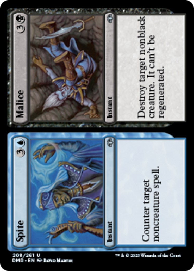 Spite // Malice (208) (Dominaria Remastered)