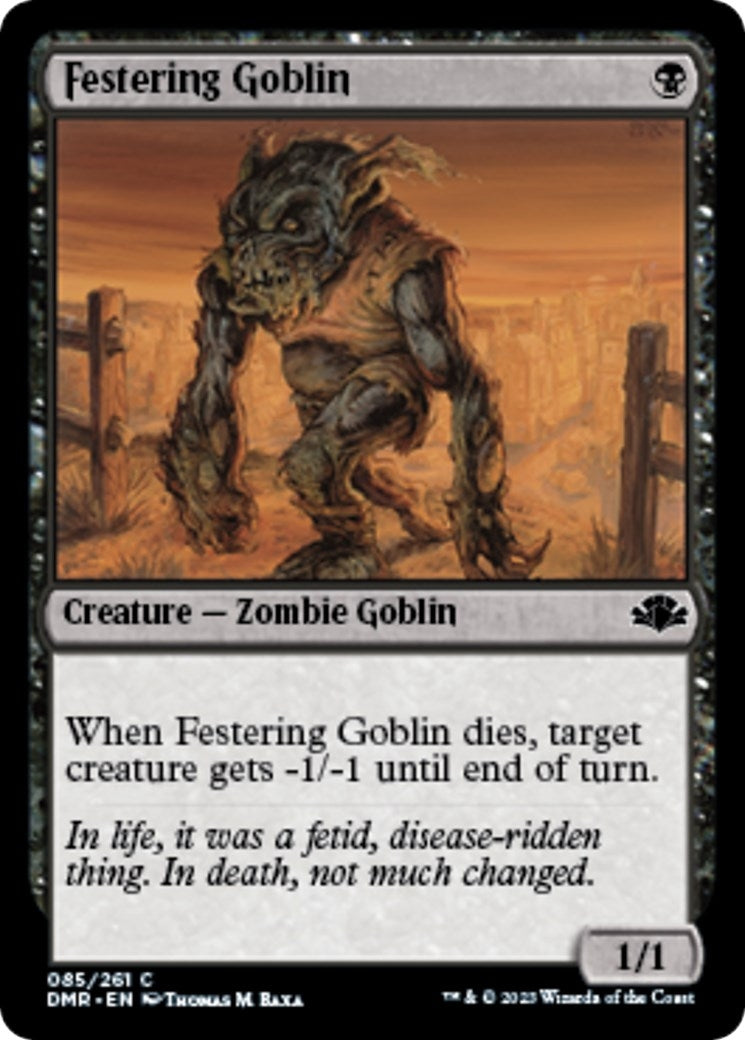 Image for Festering Goblin (85) (Dominaria Remastered) - Magic: The Gathering