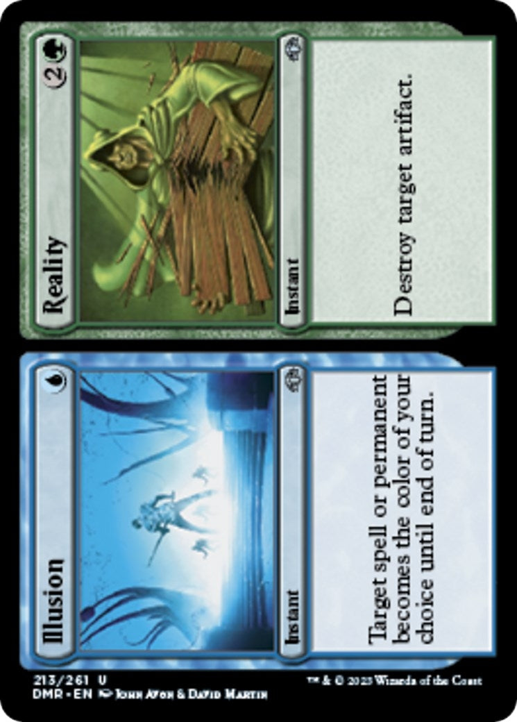 Image for Illusion // Reality (213) (Dominaria Remastered) - Magic: The Gathering