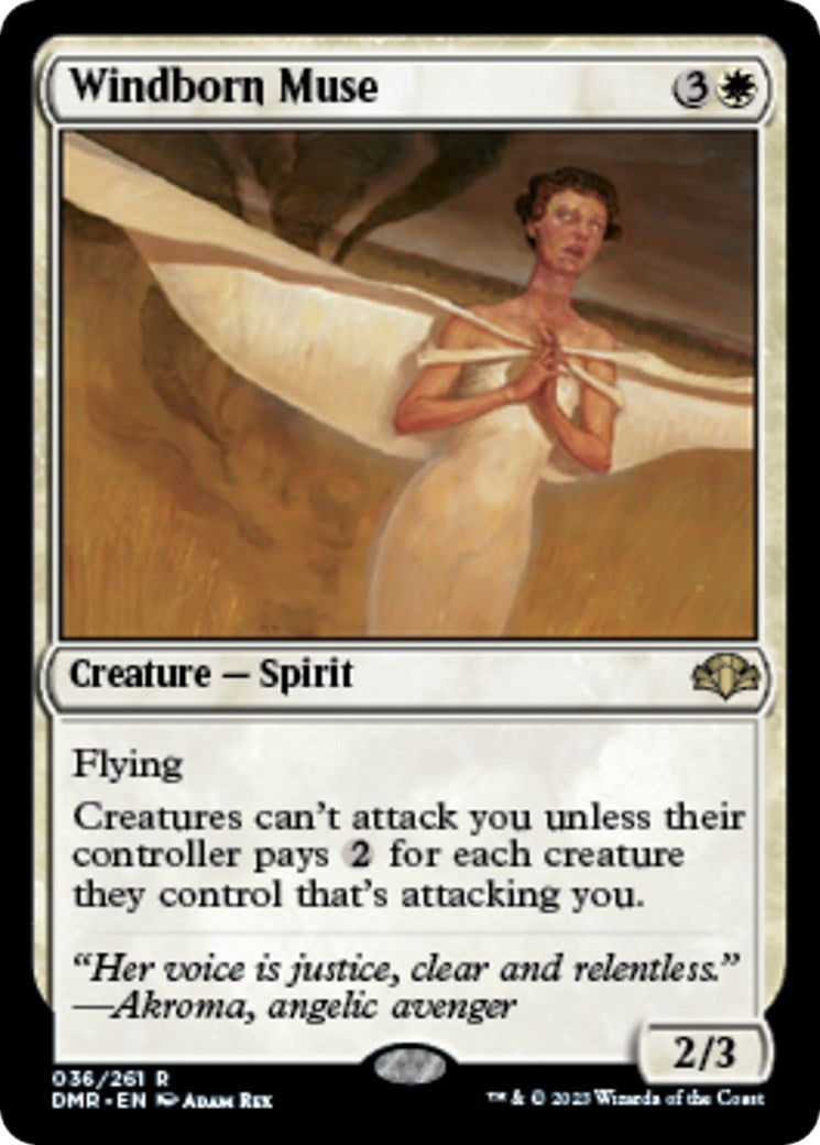 Image for Windborn Muse (36) (Dominaria Remastered) - Magic: The Gathering