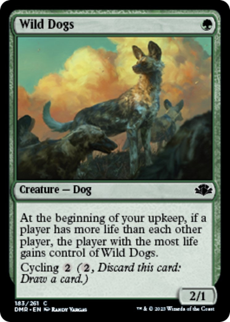 Image for Wild Dogs (183) (Dominaria Remastered) - Magic: The Gathering