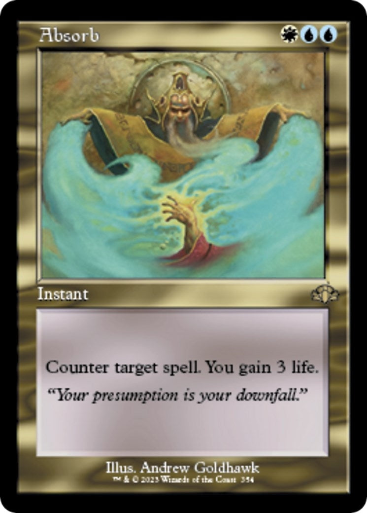 Absorb (Retro Frame) (354) (Dominaria Remastered)
