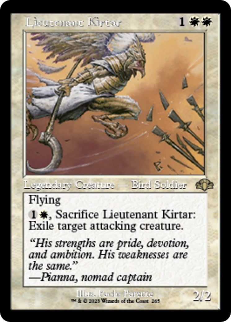 Image for Lieutenant Kirtar (Retro Frame) (265) (Dominaria Remastered) - Magic: The Gathering