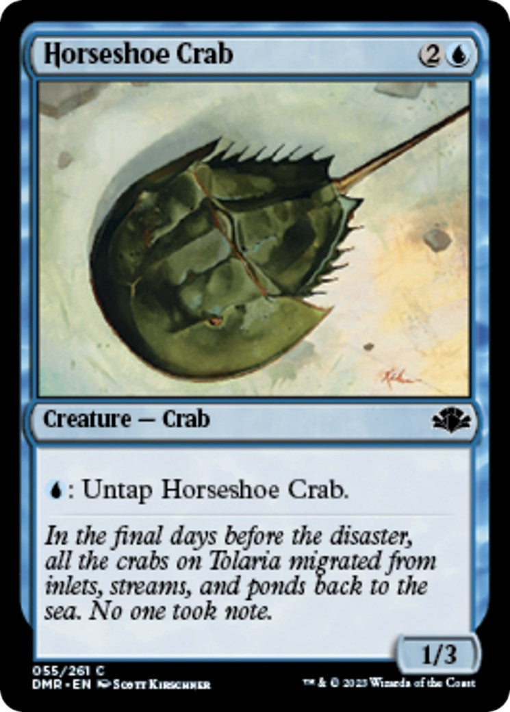 Image for Horseshoe Crab (55) (Dominaria Remastered) - Magic: The Gathering