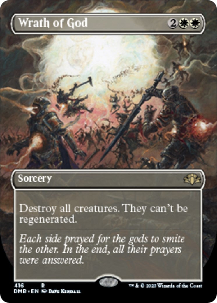 Wrath of God (Borderless) (416) (Dominaria Remastered)
