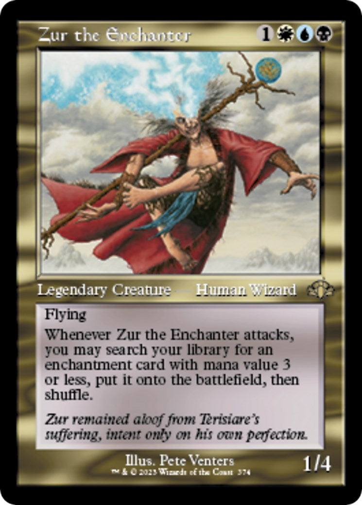 Image for Zur the Enchanter (Retro Frame) (374) (Dominaria Remastered) - Magic: The Gathering