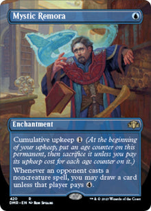 Mystic Remora (Borderless) (420) (Dominaria Remastered)