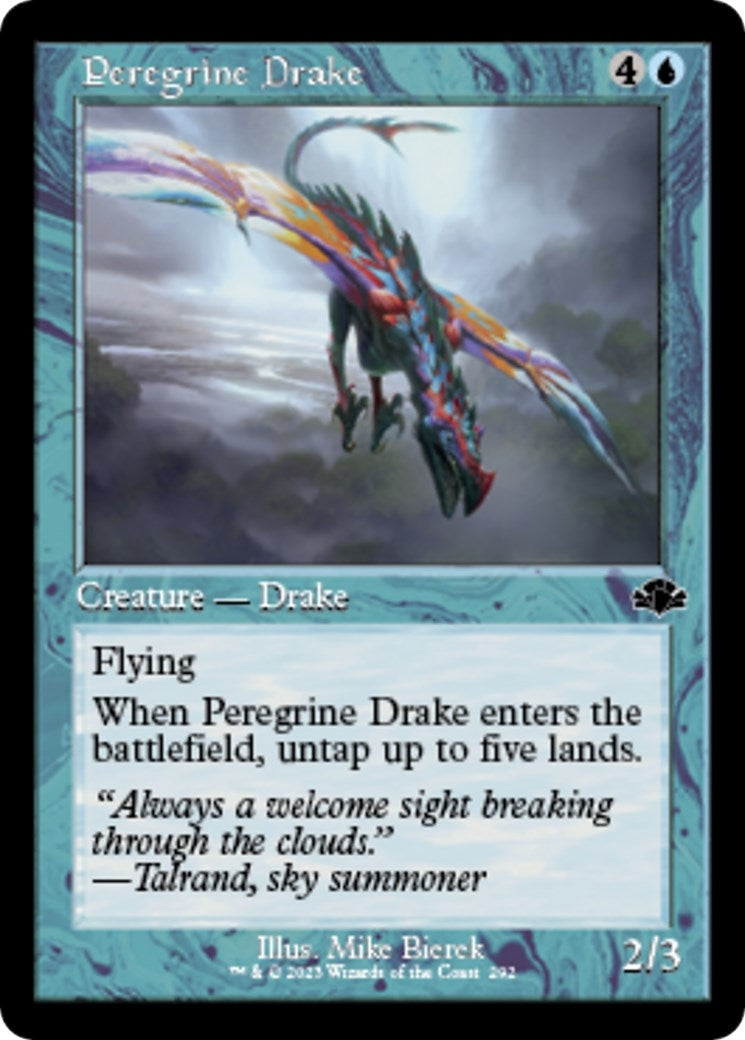 Image for Peregrine Drake (Retro Frame) (292) (Dominaria Remastered) - Magic: The Gathering