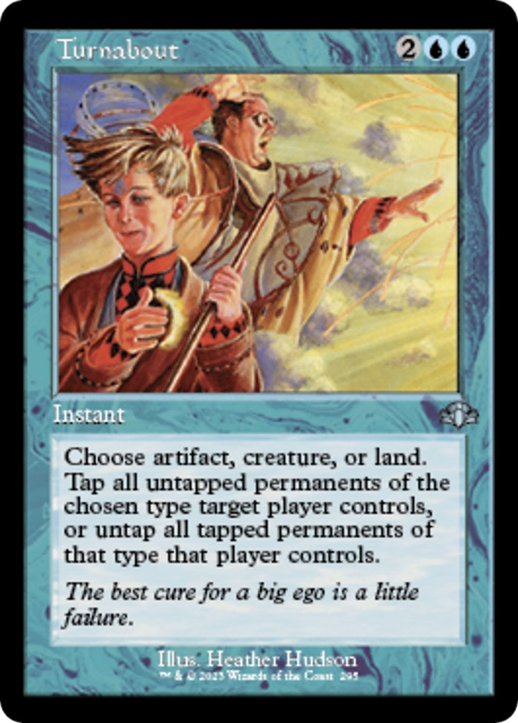 Image for Turnabout (Retro Frame) (295) (Dominaria Remastered) - Magic: The Gathering