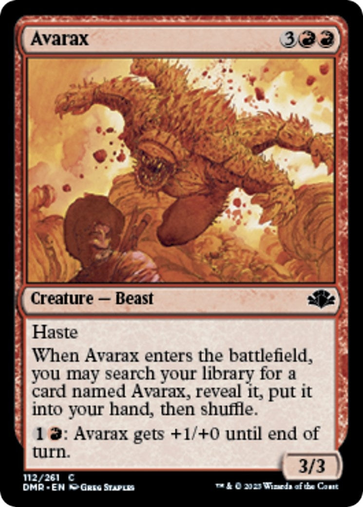 Image for Avarax (112) (Dominaria Remastered) - Magic: The Gathering