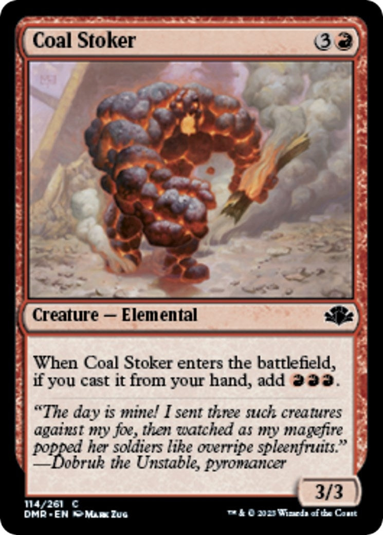 Image for Coal Stoker (114) (Dominaria Remastered) - Magic: The Gathering